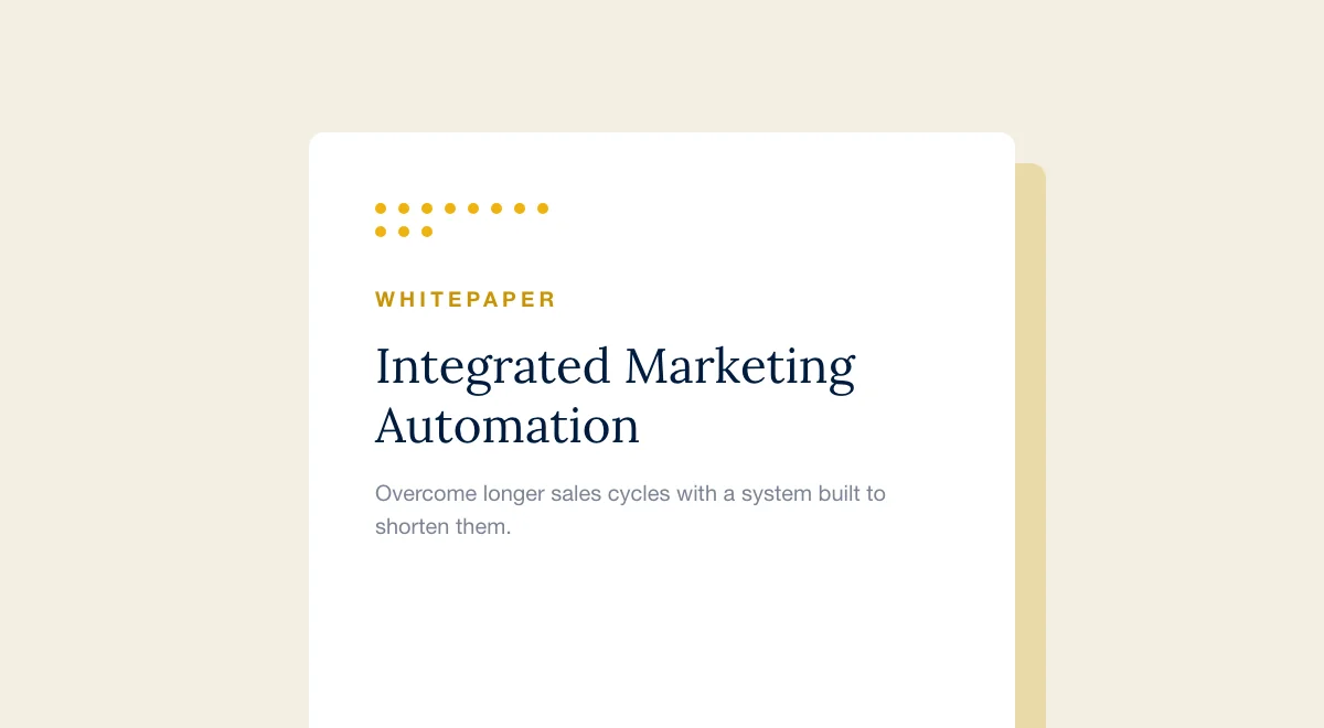 Integrated Marketing Automation
