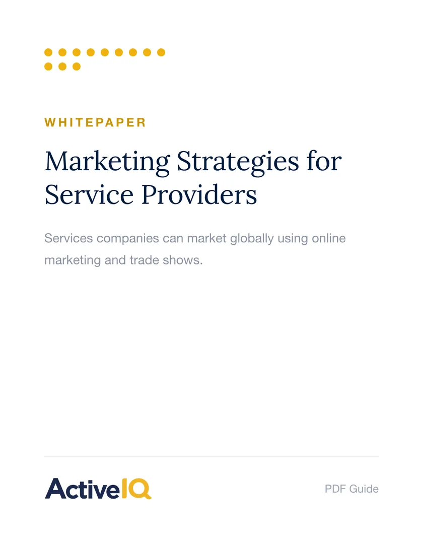 Whitepaper: Marketing Strategies for Service Providers